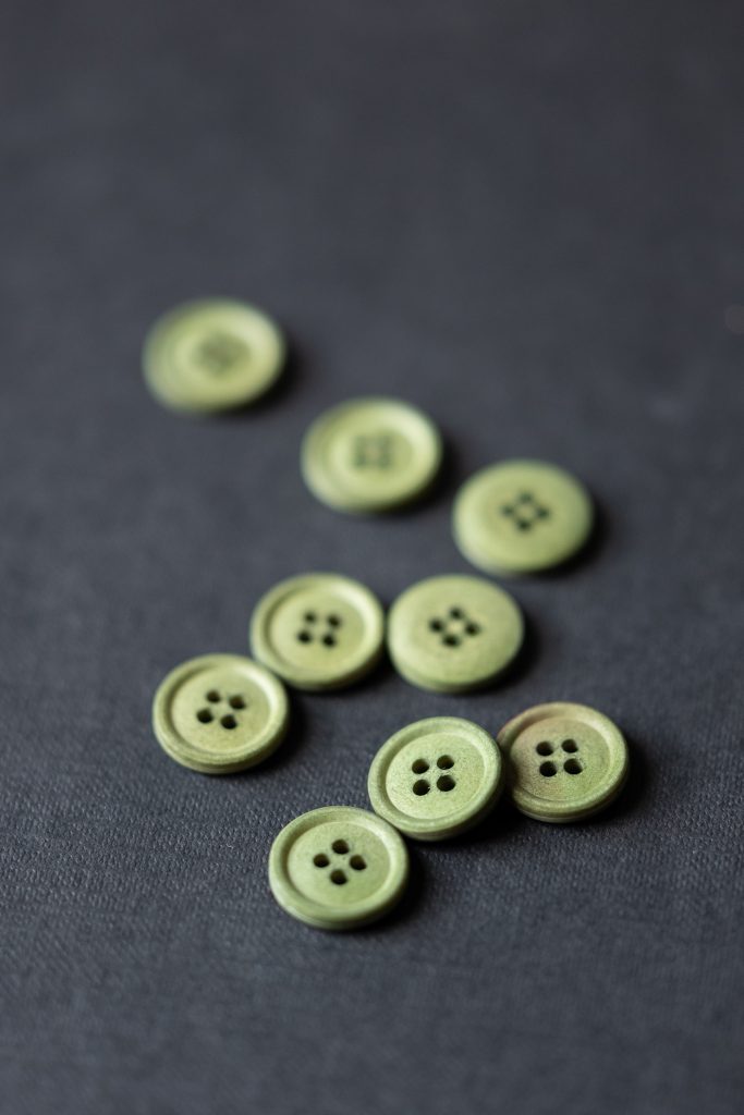 Organic Cotton Button - Various Colors - European Import - Merchant & Mills - 11mm & 15mm - Simplifi Fabric
