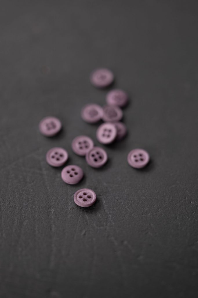 Organic Cotton Button - Various Colors - European Import - Merchant & Mills - 11mm & 15mm - Simplifi Fabric