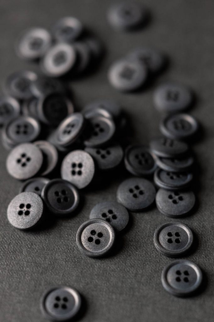 Organic Cotton Button - Various Colors - European Import - Merchant & Mills - 11mm & 15mm - Simplifi Fabric