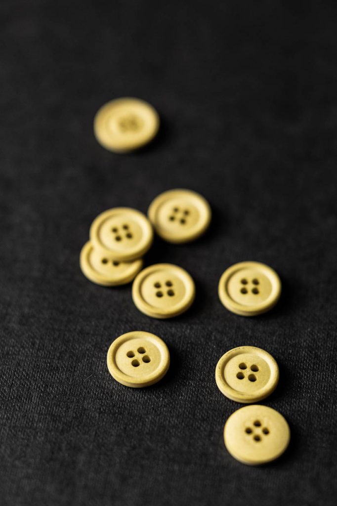 Organic Cotton Button - Various Colors - European Import - Merchant & Mills - 11mm & 15mm - Simplifi Fabric