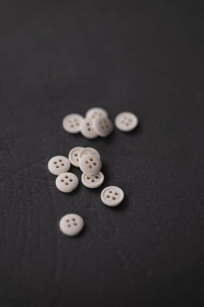 Organic Cotton Button - Various Colors - European Import - Merchant & Mills - 11mm & 15mm - Simplifi Fabric