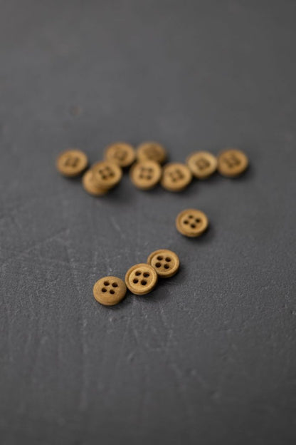 Organic Cotton Button - Various Colors - European Import - Merchant & Mills - 11mm & 15mm - Simplifi Fabric