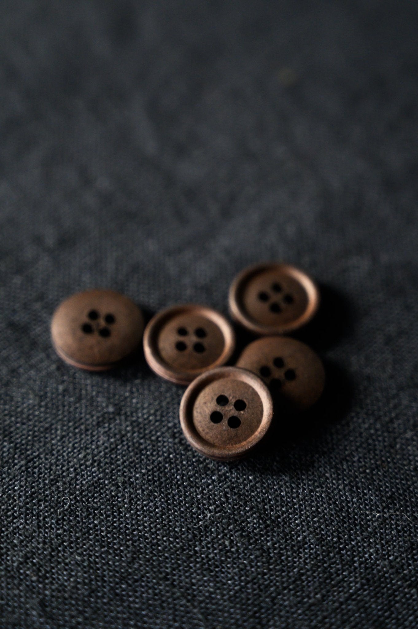 Organic Cotton Button - Various Colors - European Import - Merchant & Mills - 11mm & 15mm - Simplifi Fabric