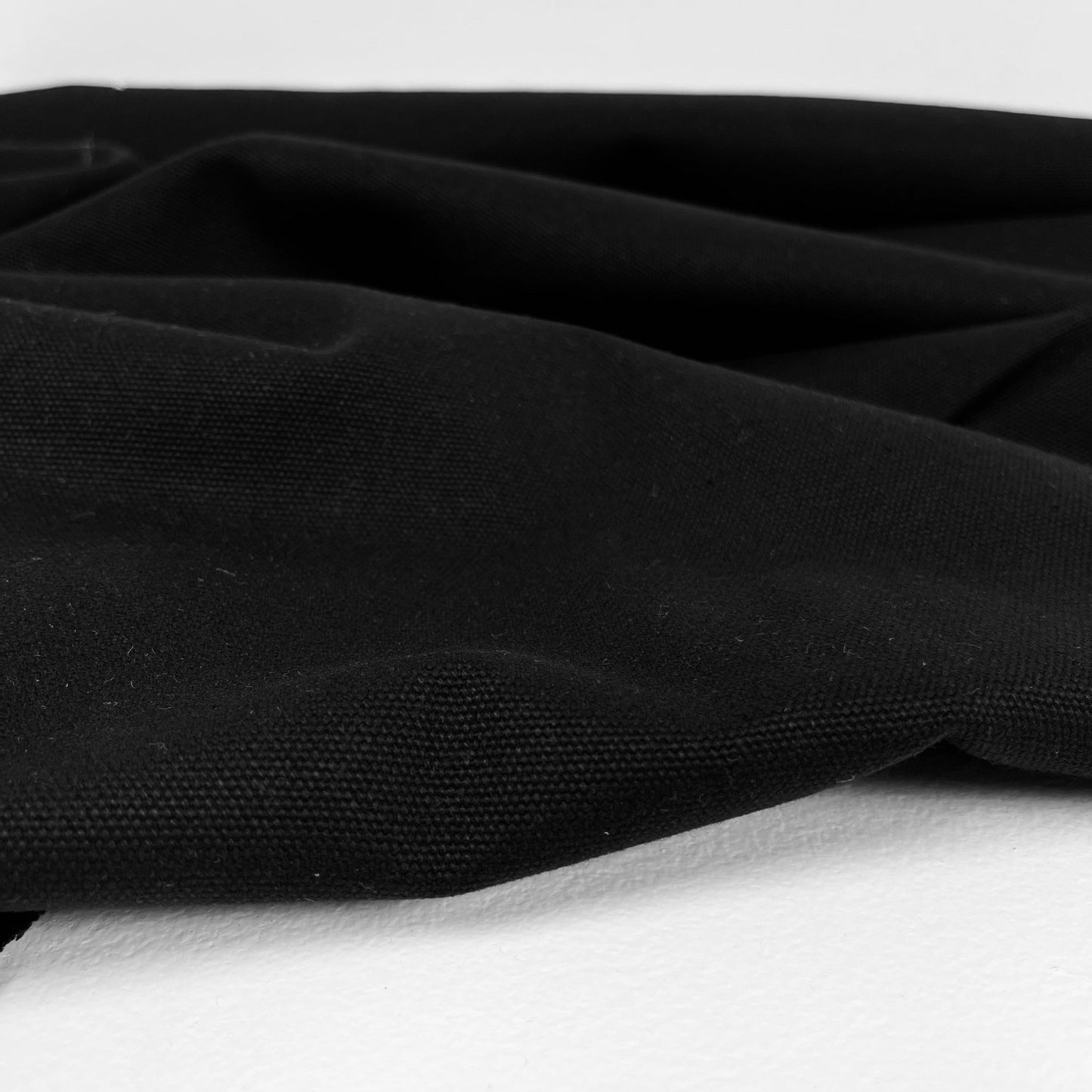 Organic Cotton Canvas 12oz - Midnight Black - Simplifi Fabric