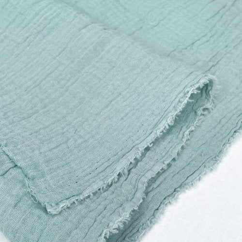 Organic Cotton Double Gauze - Mint - Simplifi Fabric