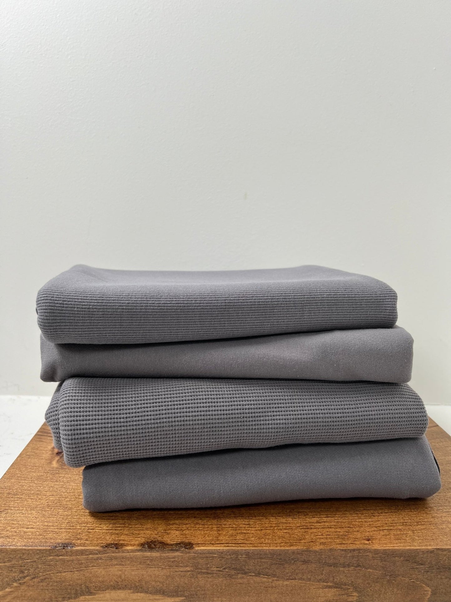 Organic Cotton Fleece 340gsm - Smoked Pearl - Simplifi Fabric