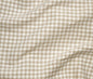 Organic Cotton Gingham - Beige - Simplifi Fabric