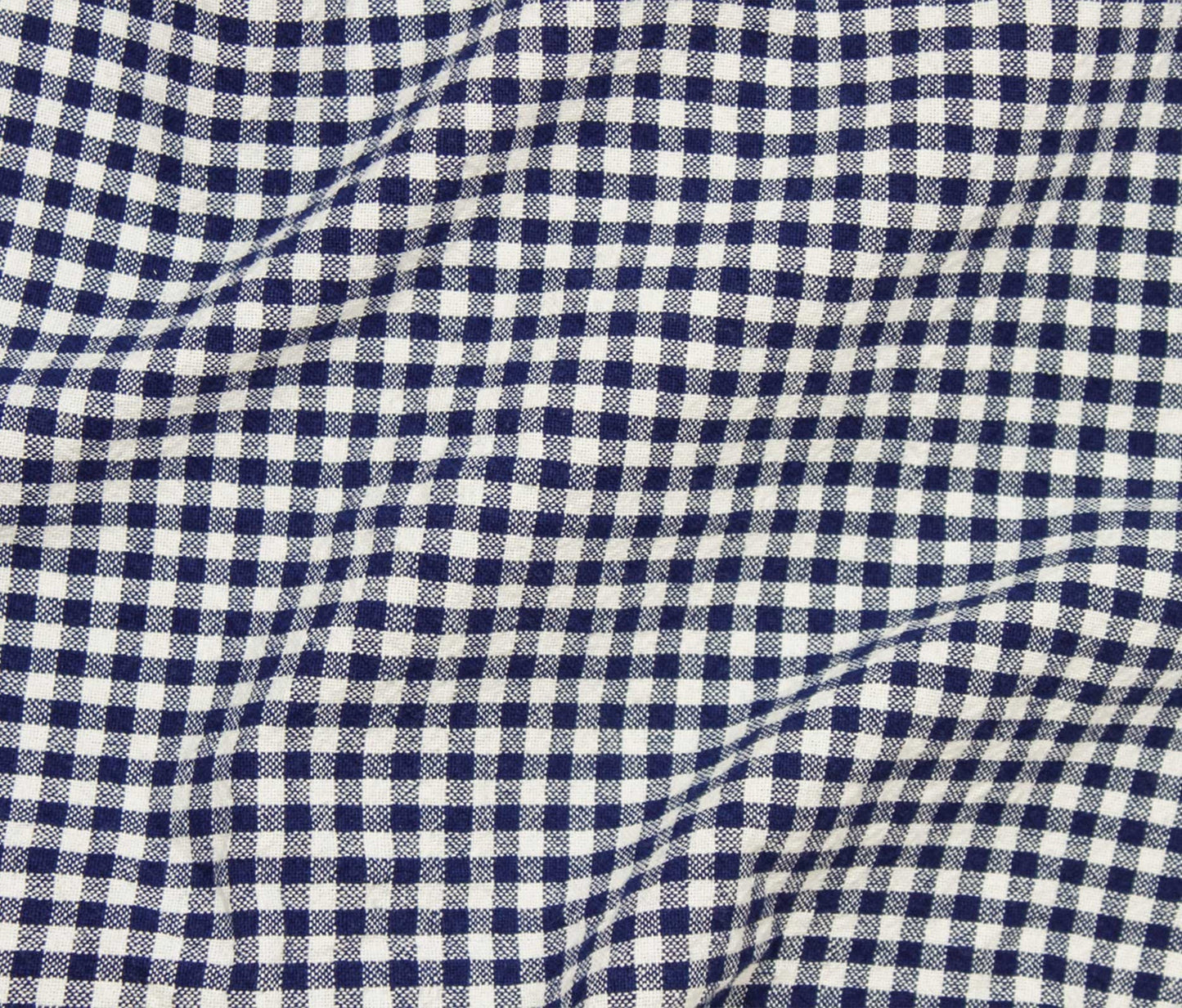 Organic Cotton Gingham - Navy - Simplifi Fabric