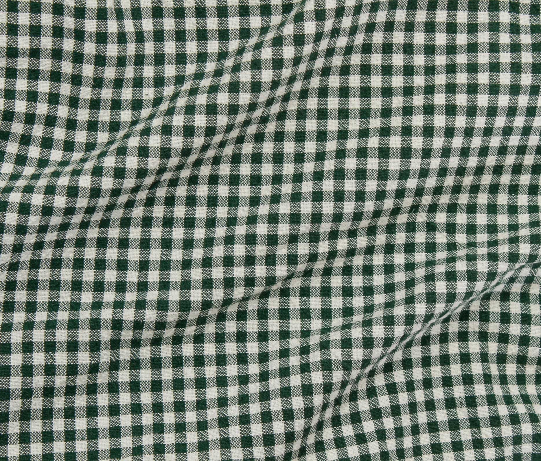 Organic Cotton Gingham - Pine - Simplifi Fabric