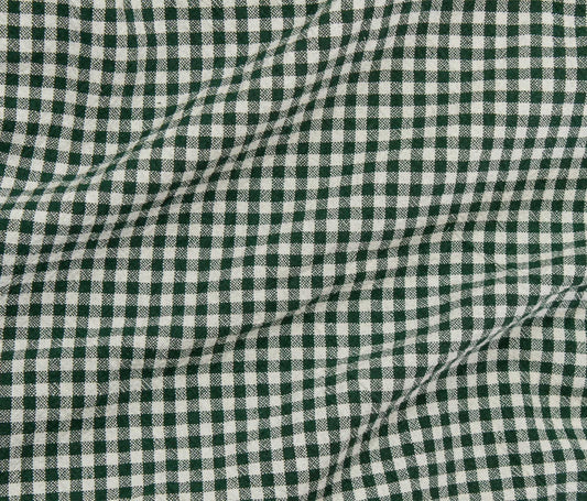 Organic Cotton Gingham - Pine - Simplifi Fabric