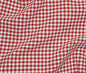 Organic Cotton Gingham - Red - Simplifi Fabric