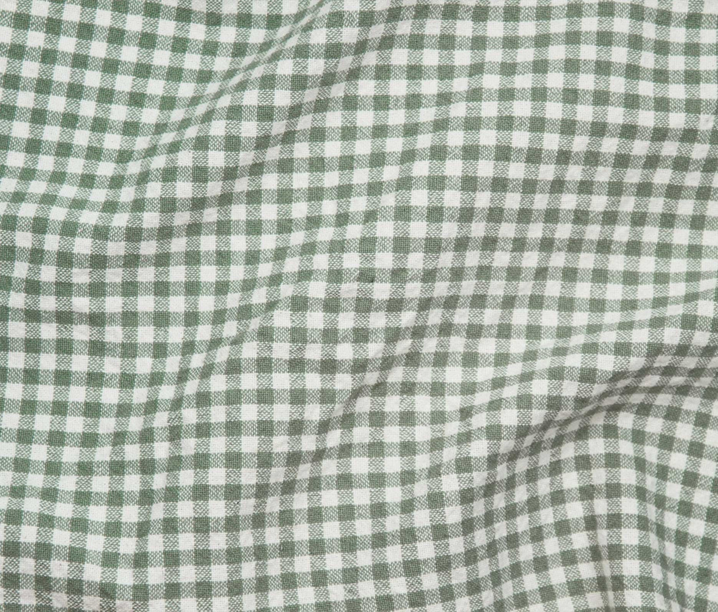 Organic Cotton Gingham - Sage - Simplifi Fabric