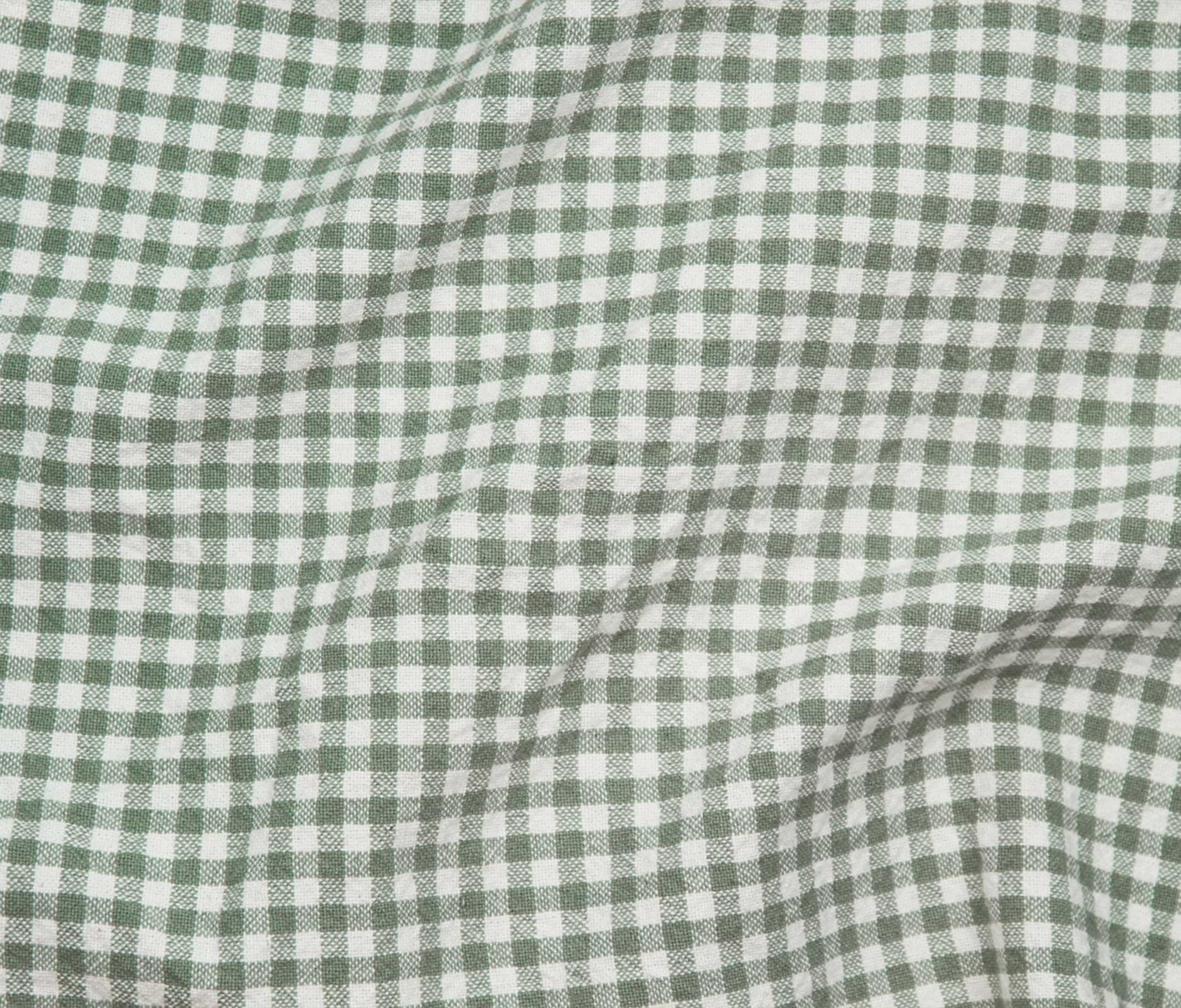 Organic Cotton Gingham - Sage - Simplifi Fabric