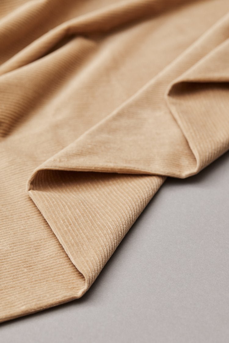 Organic Cotton Kora Corduroy - OEKO - TEX® / GOTS - Mind The Maker - Dune - Simplifi Fabric