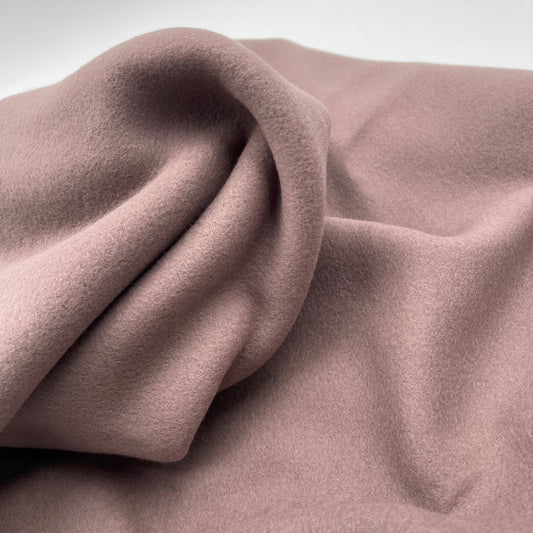 Organic Cotton Polar Fleece - European Import - Dusty Brown - Simplifi Fabric