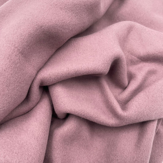 Organic Cotton Polar Fleece - European Import - Mauve - Simplifi Fabric