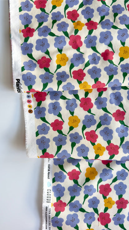 Out & About - Life Of Plants - Di Ujdi - Cloud 9 Fabrics - Poplin - Simplifi Fabric