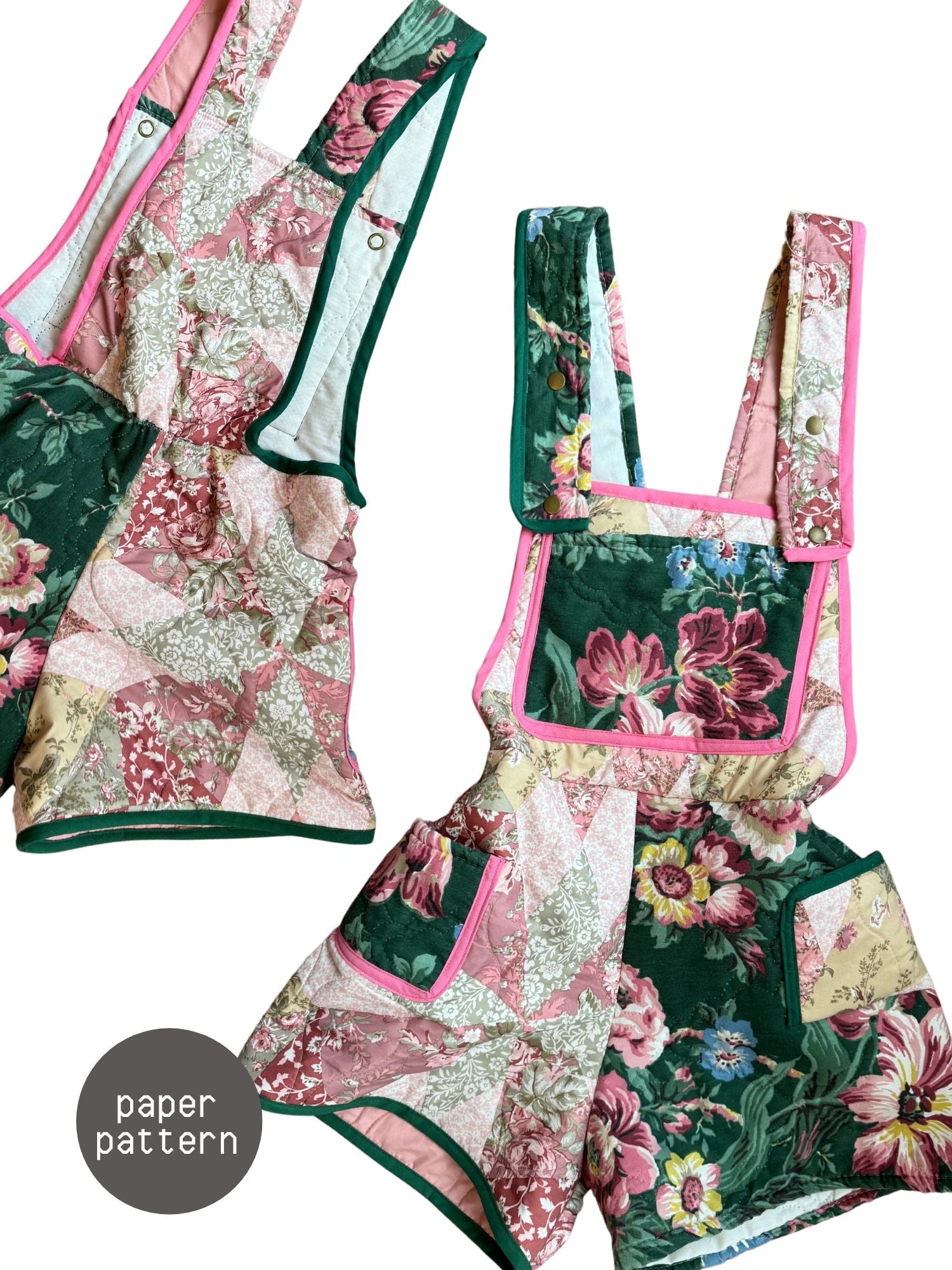 Overalls (Extension) - Paper Pattern - Hot Girl Quilting - Simplifi Fabric