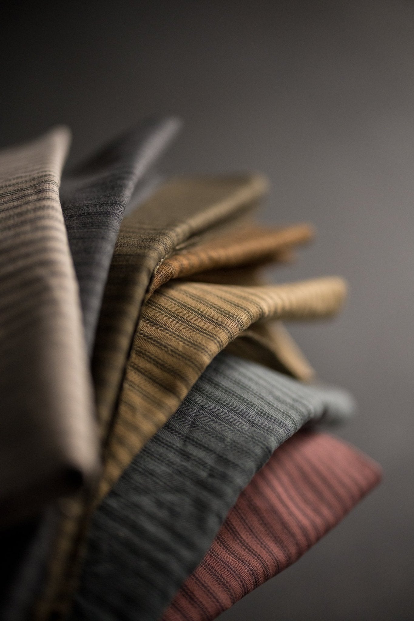 Overdyed Organic Cotton Ticking - Khaki - Merchant & Mills - Simplifi Fabric