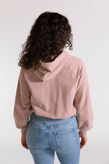 Page Cropped Hooded Sweatshirt Pattern - Chalk + Notch - Simplifi Fabric