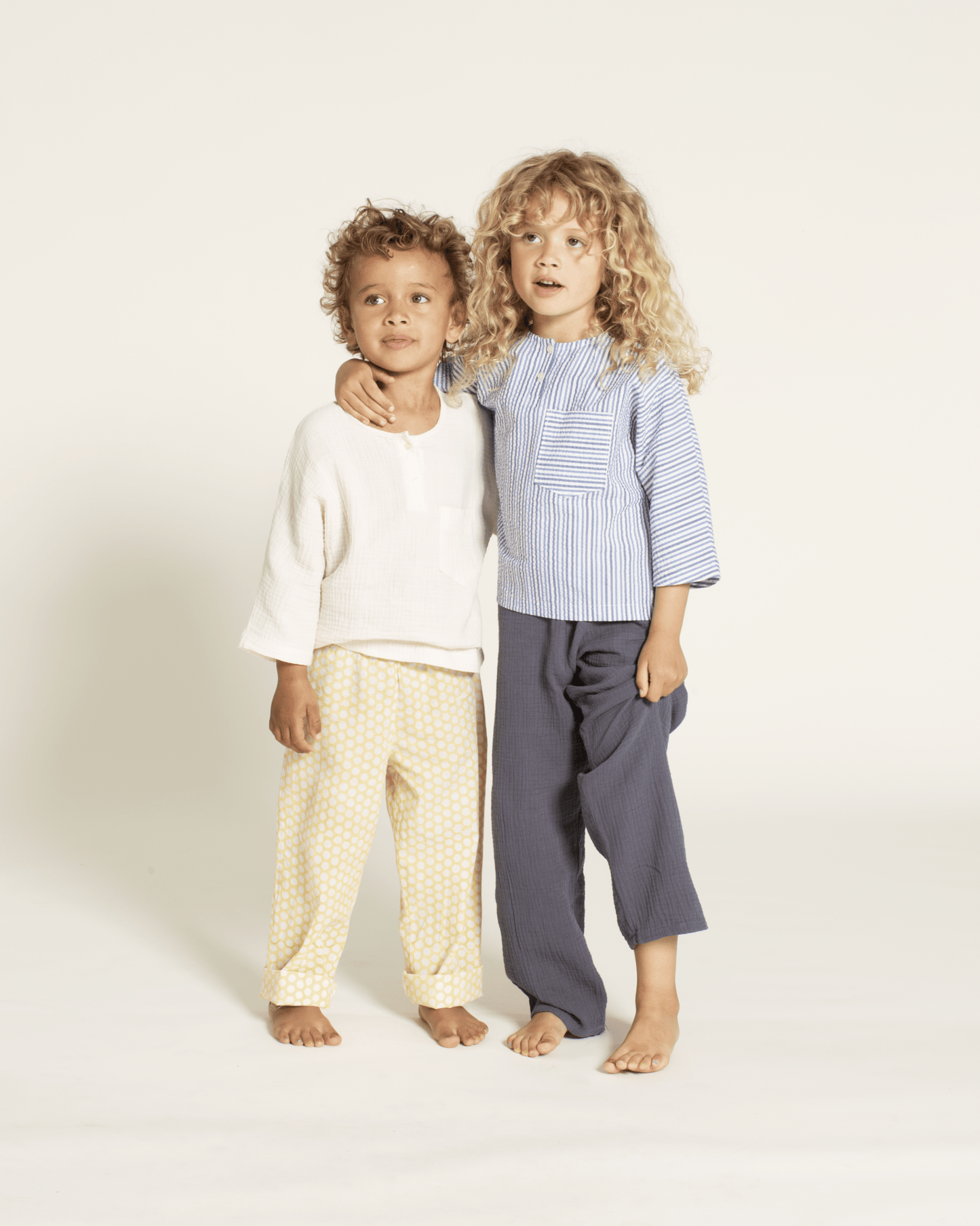 Pajama Pants Kids' Paper Pattern - Wardrobe by Me - Simplifi Fabric