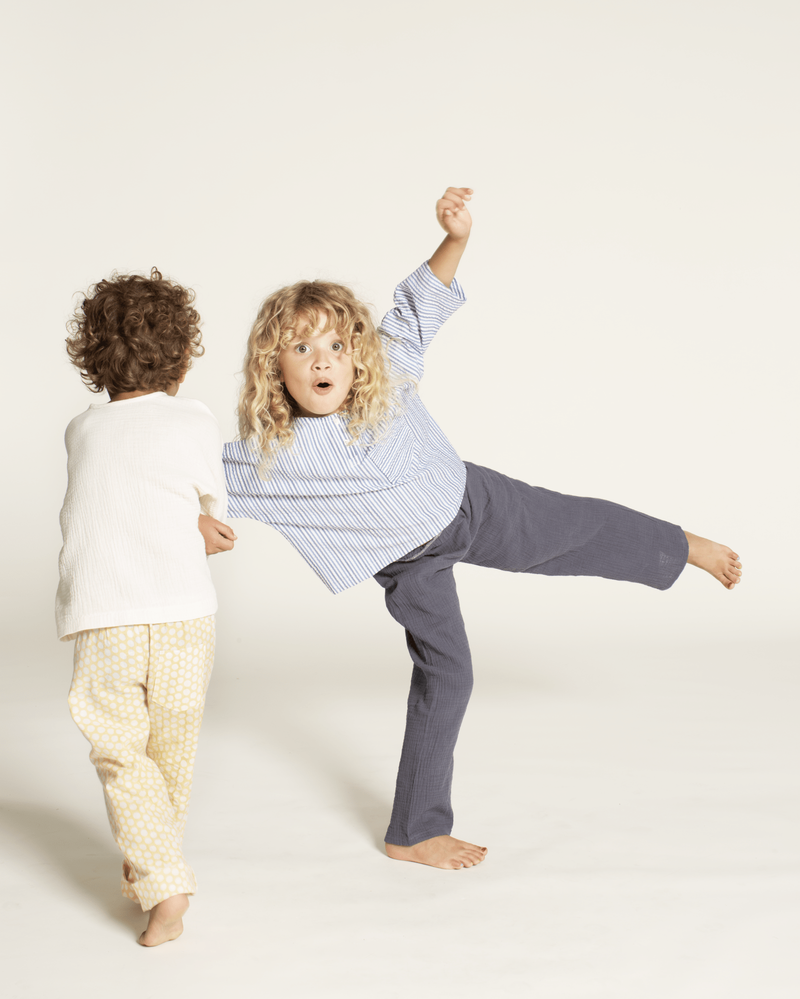 Pajama Pants Kids' Paper Pattern - Wardrobe by Me - Simplifi Fabric