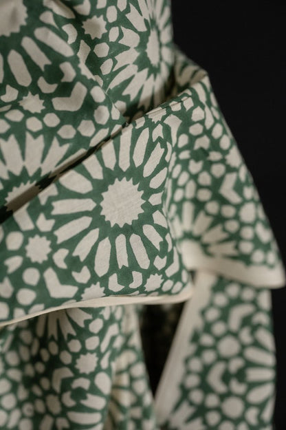 Papercut Tree Fern Block Print Indian Cotton - Merchant & Mills - Simplifi Fabric