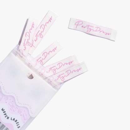 "PARTY DRESS" Woven Label Pack - Kylie And The Machine - Simplifi Fabric