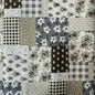 Patchwork Cotton-Linen Canvas - Japanese Import - Earth/Grey Tones