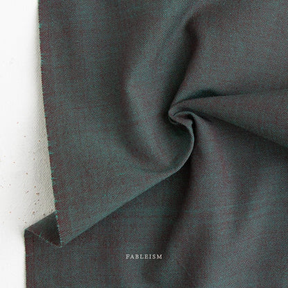 Peacock - Watercolor Wovens - Fableism Supply Co. - Simplifi Fabric
