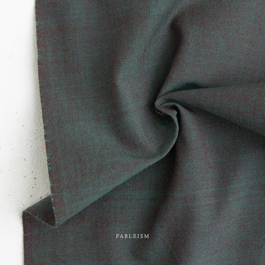 Peacock - Watercolor Wovens - Fableism Supply Co. - Simplifi Fabric
