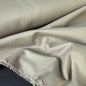 Pebble Beige Organic Cotton Flannel - Deadstock - Simplifi Fabric