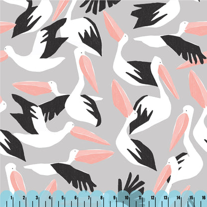 Pelicans - Coexisting - Ophelia Pang - Cloud 9 Fabrics - Modal Rayon - Simplifi Fabric