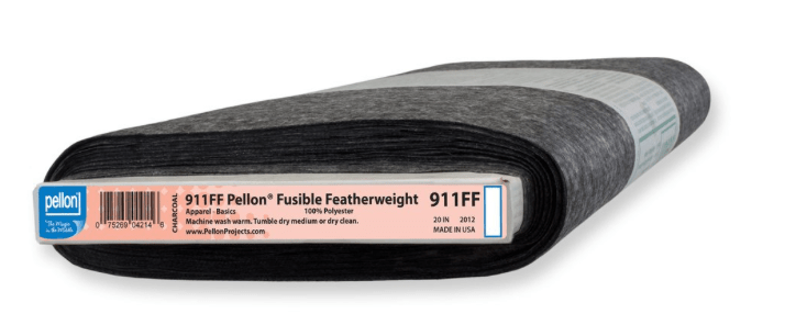 Pellon® 911FF Fusible Featherweight - Charcoal Grey - Fusible Interfacing - Simplifi Fabric