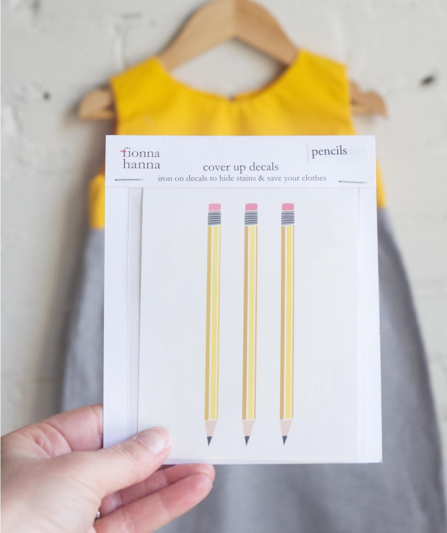 Pencil Dress & Iron on Decals Childrens Sewing Pattern - Fiona Hanna - Simplifi Fabric