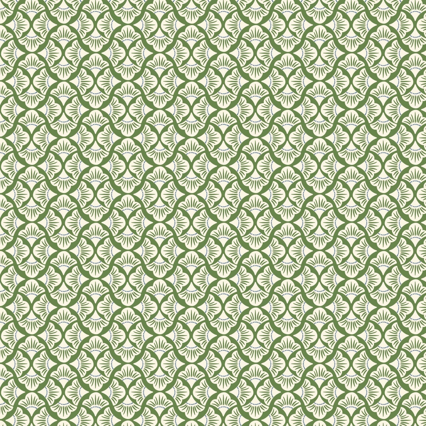 Petal Reverie - Green - Summer Garden - House Of Haricot - Cloud 9 Fabrics - Poplin - Simplifi Fabric