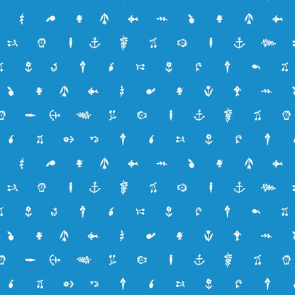 Petite Produce - Blue - Nice Nice - Emily Taylor - Cloud 9 Fabrics - Poplin - Simplifi Fabric