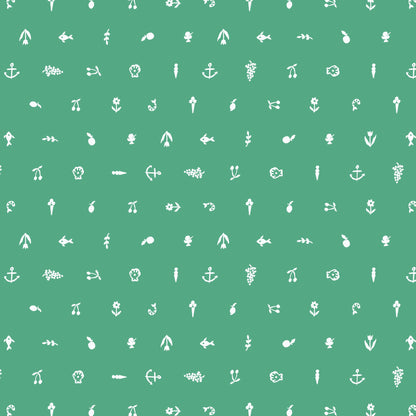 Petite Produce - Green - Nice Nice - Emily Taylor - Cloud 9 Fabrics - Poplin - Simplifi Fabric