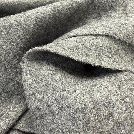 Italian Boiled Wool - Pewter