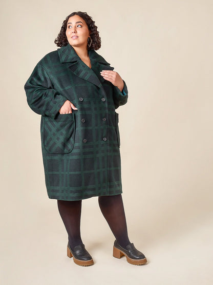 Phoebe Double - Breasted Coat Pattern - Closet Core Patterns - Simplifi Fabric