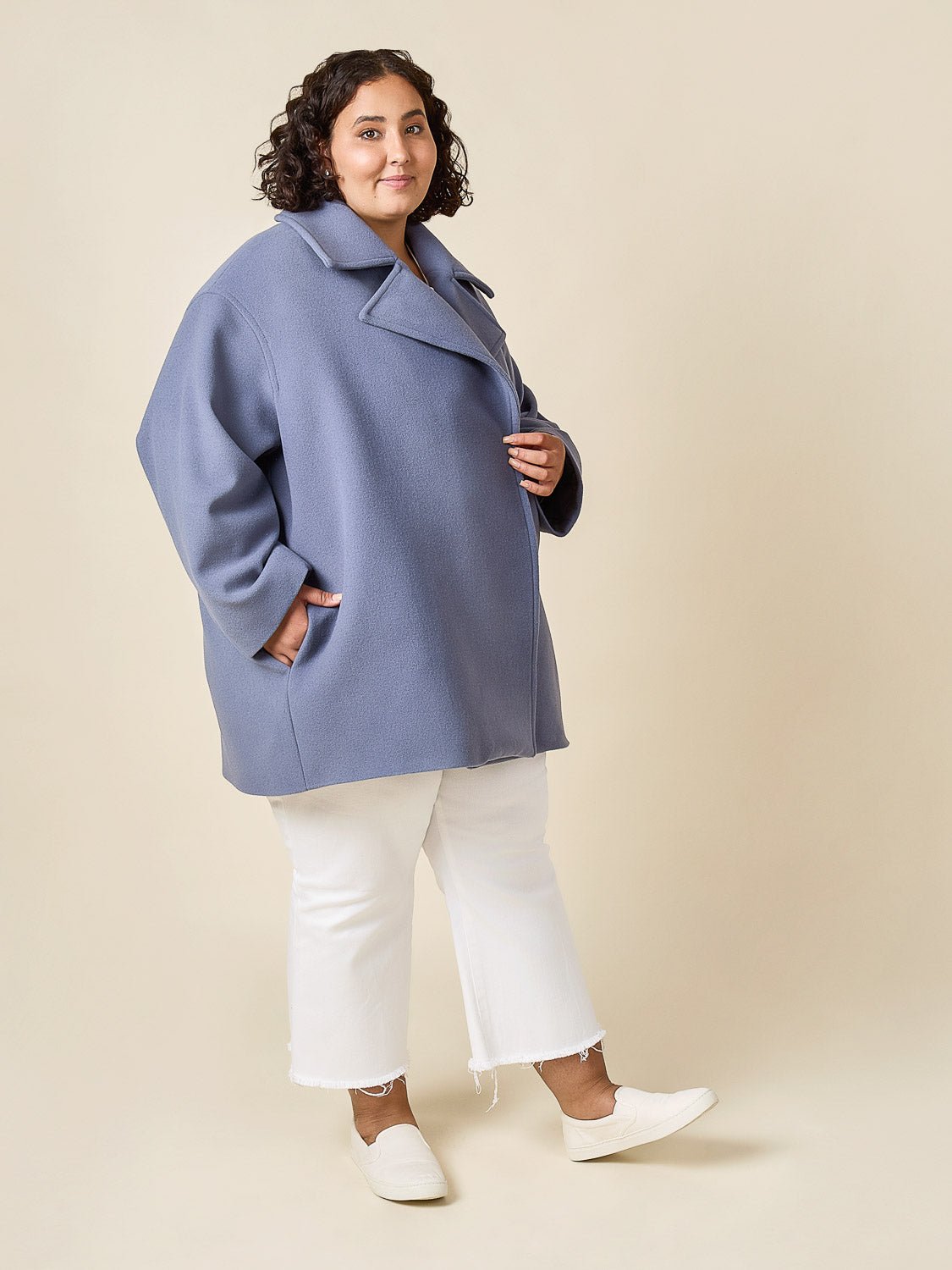 Phoebe Double - Breasted Coat Pattern - Closet Core Patterns - Simplifi Fabric