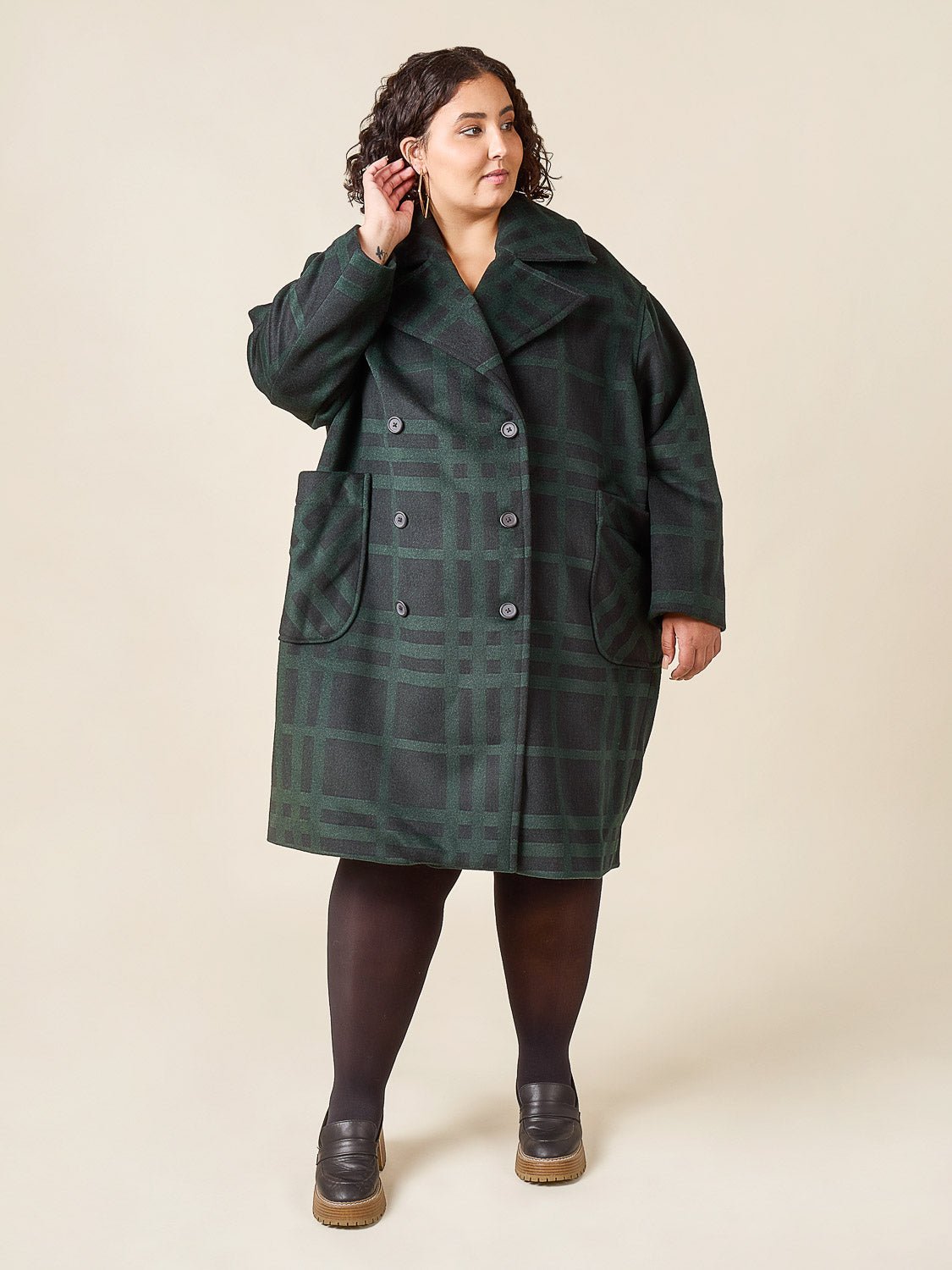 Phoebe Double - Breasted Coat Pattern - Closet Core Patterns - Simplifi Fabric