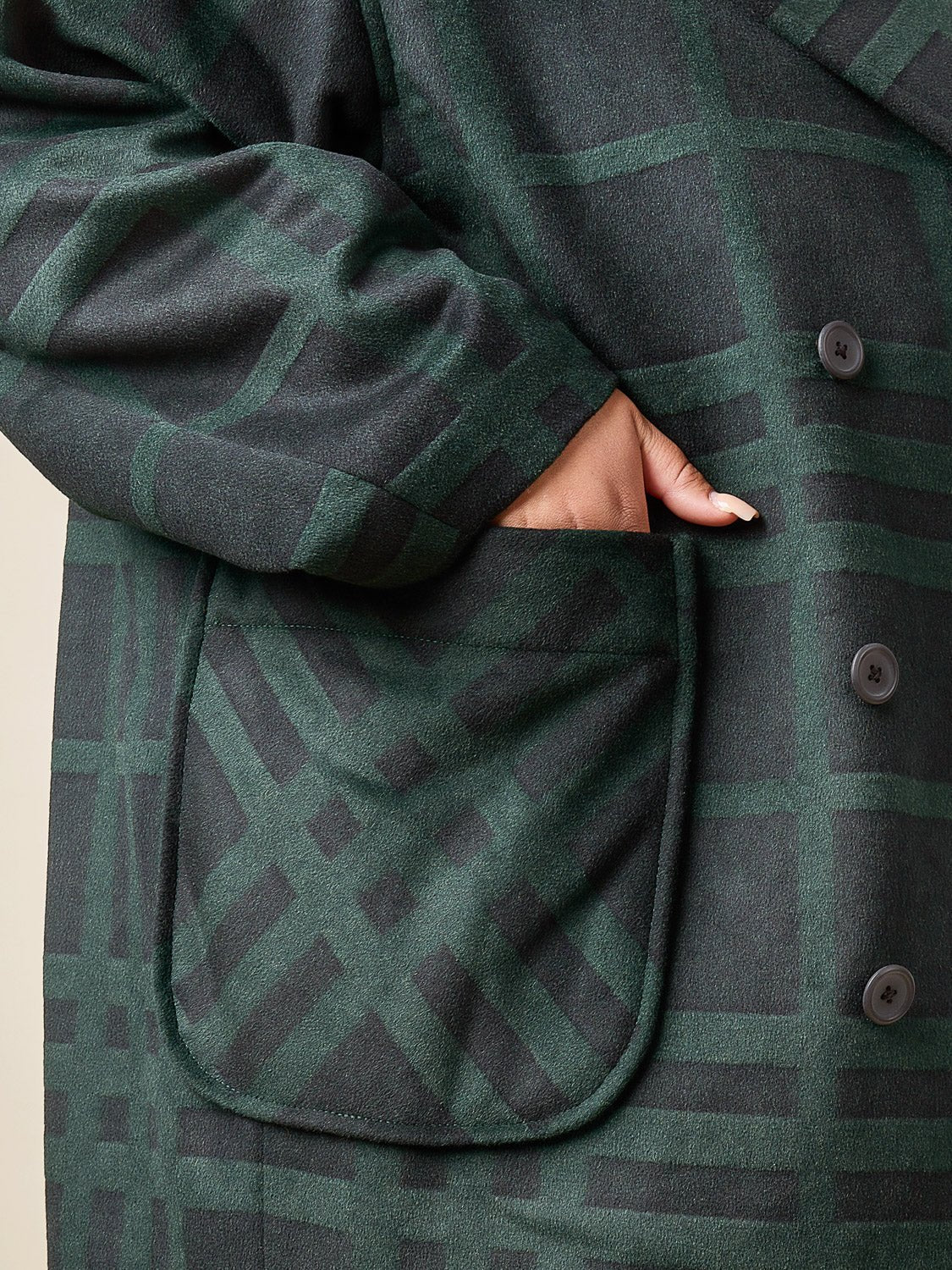 Phoebe Double - Breasted Coat Pattern - Closet Core Patterns - Simplifi Fabric