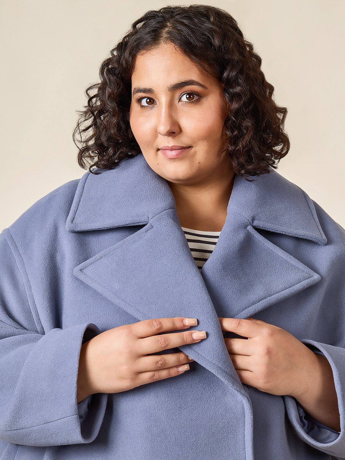 Phoebe Double - Breasted Coat Pattern - Closet Core Patterns - Simplifi Fabric