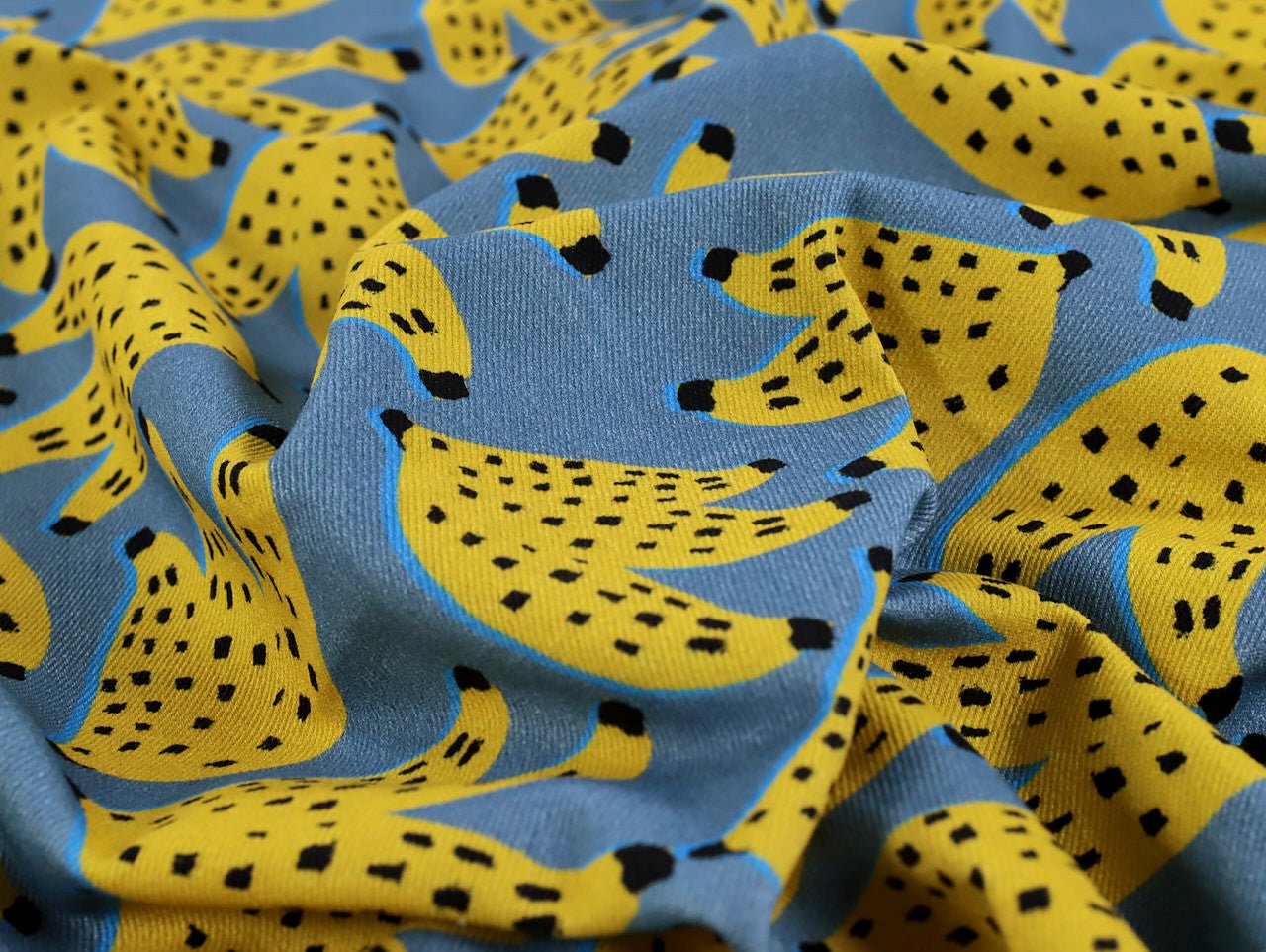 Platoon Banana Denim - Blue - Oeko - Tex 100 - Fabric Godmother - Simplifi Fabric