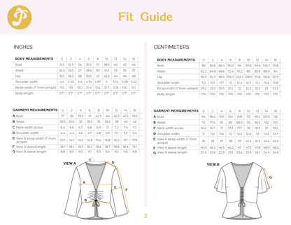 Plumeria Top PDF Pattern - Paradise Patterns - Simplifi Fabric