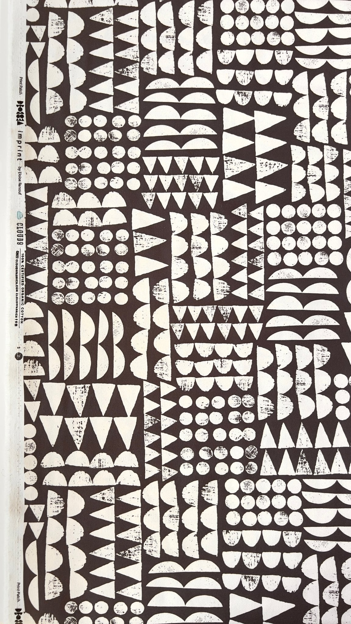 Print Patch - Gray - Imprint by Eloise Renouf - Cloud 9 Fabrics - Canvas - Simplifi Fabric