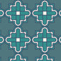 Prism 27980 - Teal - Wright Prisms - Frank Lloyd Wright - Cloud 9 Fabrics - Barkcloth - Simplifi Fabric