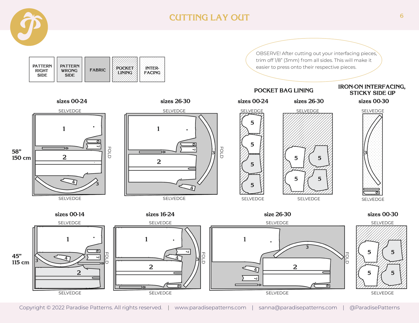 Protea Pants PDF Pattern - Paradise Patterns - Simplifi Fabric