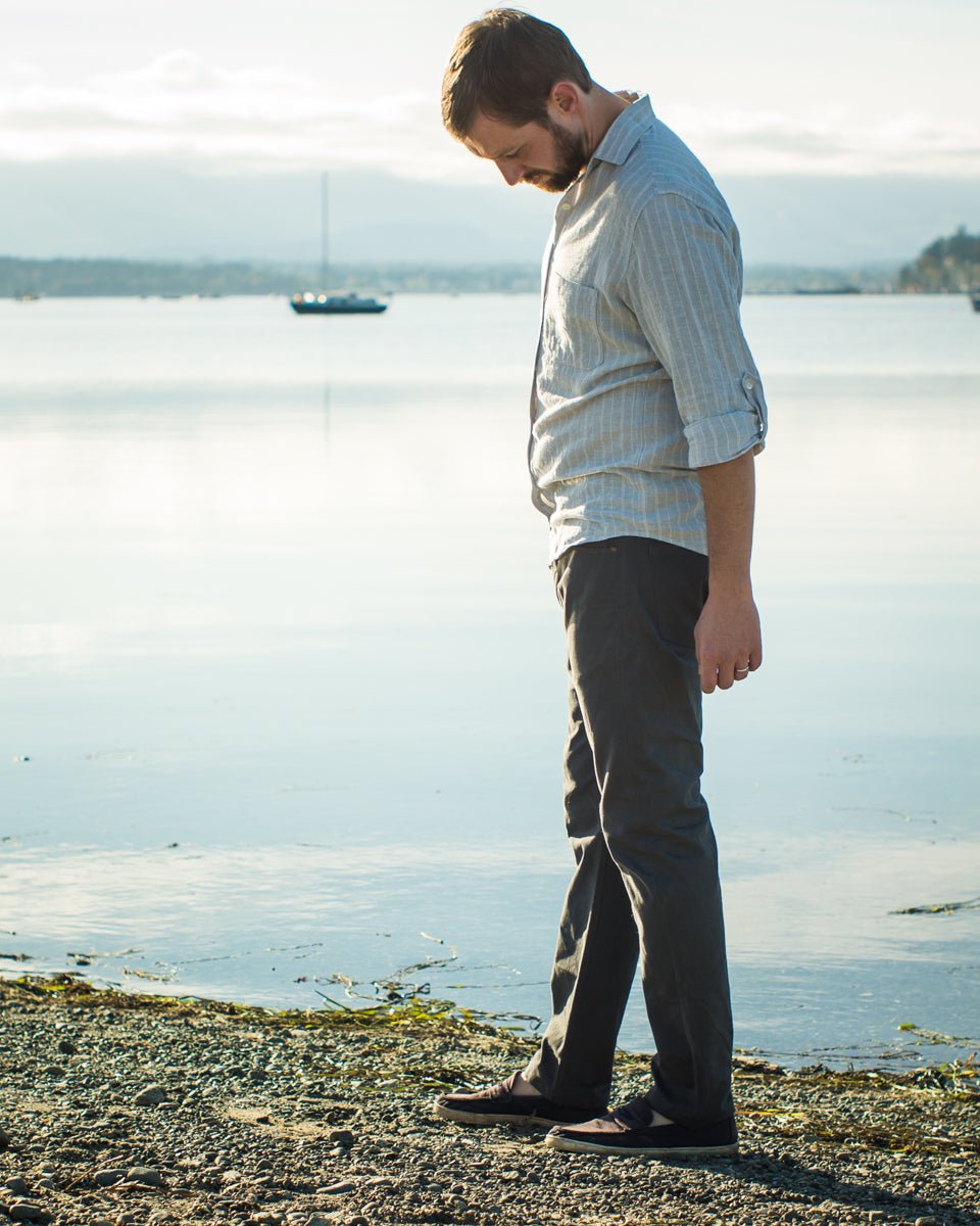 Quadra Jeans Mens PDF Sewing Pattern - Thread Theory - Simplifi Fabric